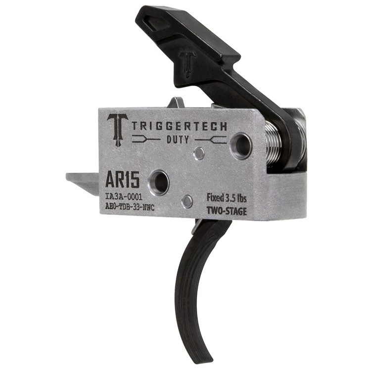 TriggerTech AR15 Two Stage Duty Black/Die-Cast 3.5lb Trigger AH0-TDB-33-NNC-img-1