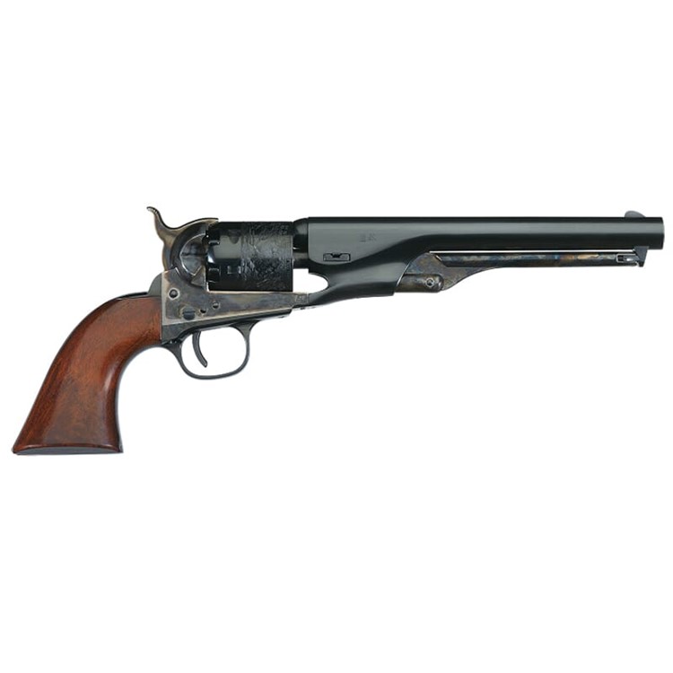 Uberti 1851 Navy London Steel .36 Cal 7.5" 6rd Black Powder Revolver 340050-img-0
