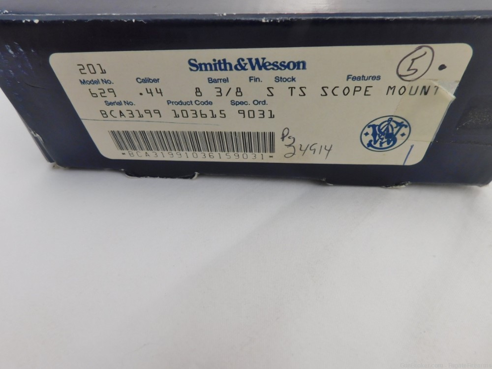 1989 Smith Wesson 629 Factory Scope Mount 8 3/8 NIB-img-3