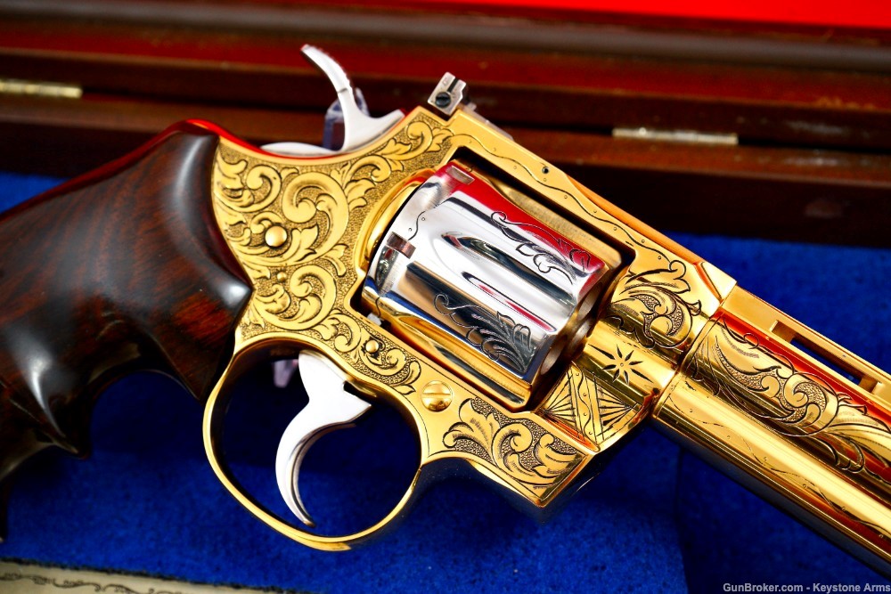 Unicorn Colt Legacy Edition Python Engraved #61 Gold & Silver NEW-img-7