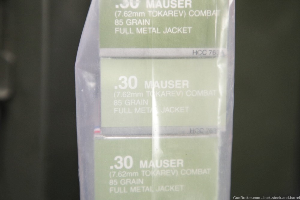 1000x .30 Mauser Ammunition Hansen 85 Grain FMJ Bullets-img-3