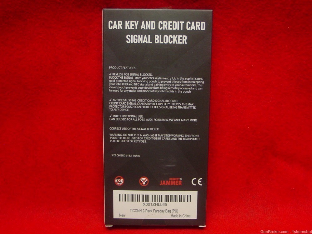 TICONN CREDIT DEBIT CARD RFID NFC CAR KEYLESS FOB FARADAY SIGNAL BLOCKER-img-1