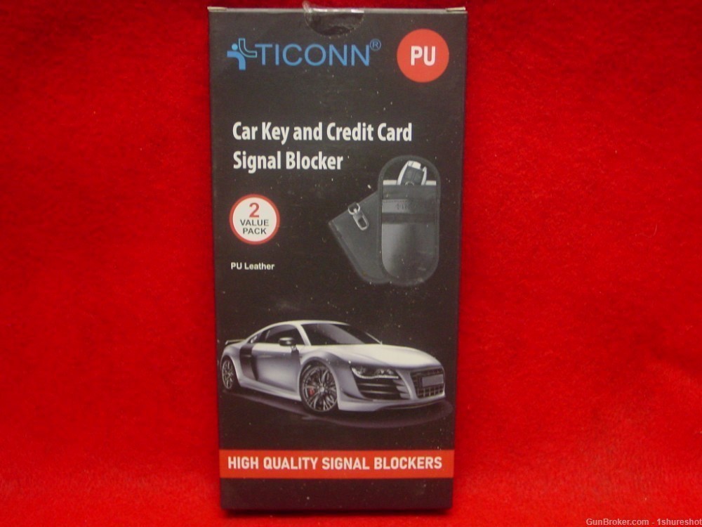 TICONN CREDIT DEBIT CARD RFID NFC CAR KEYLESS FOB FARADAY SIGNAL BLOCKER-img-0