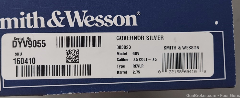 Smith & Wesson Governor Silver .45 LC/ 410 Bore Revolver 2.75" 160410-img-2