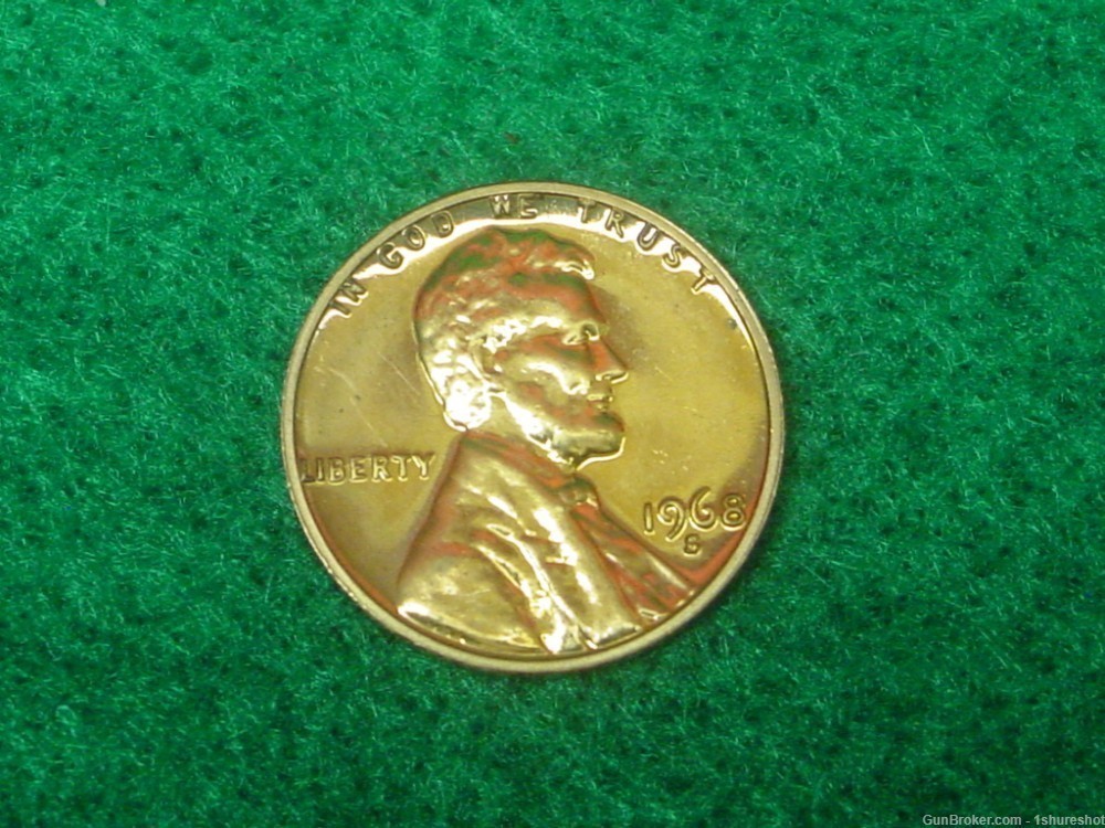 1968 S LINCOLN MEMORIAL 1 CENT PENNY GEM PROOF MS RD UNCIRCULATED COIN-img-0