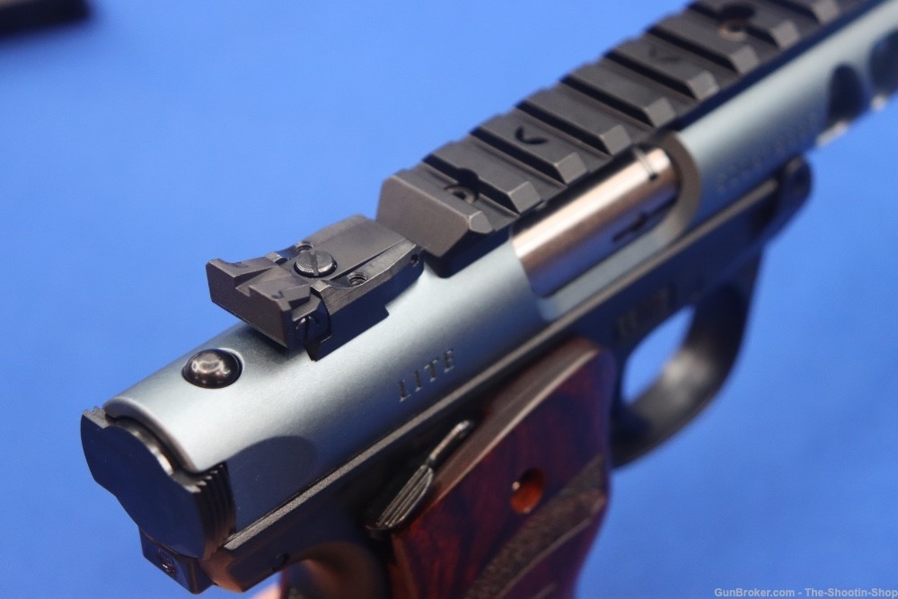 Ruger Model MARK IV 22/45 LITE Pistol MKIV Diamond Gray 43921 DELUXE WOOD-img-16