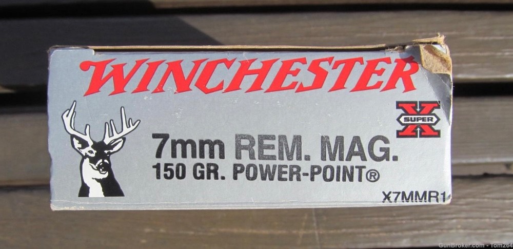 Winchester Super X 7MM Rem Mag Rifle Ammunition-img-1