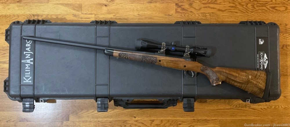 Kilimanjaro leopard 35 Whelen, LNIB - Bolt Action Rifles at GunBroker ...