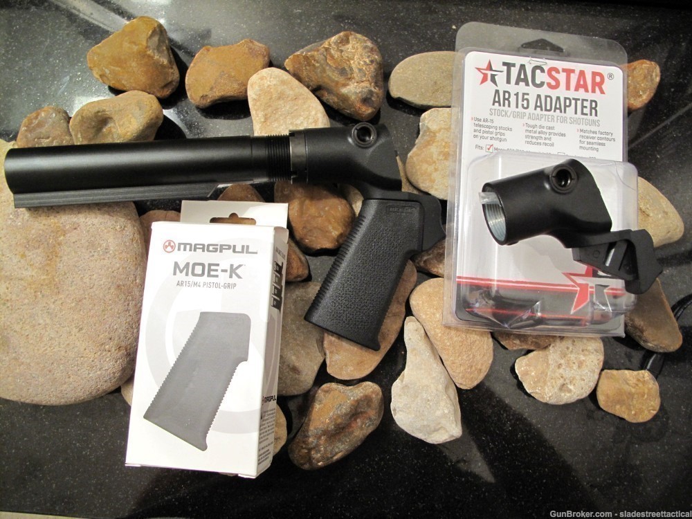 Mossberg 500 Magpul ACS + TacStar MILLED Tactical Kit Fits 6 Position Stock-img-9