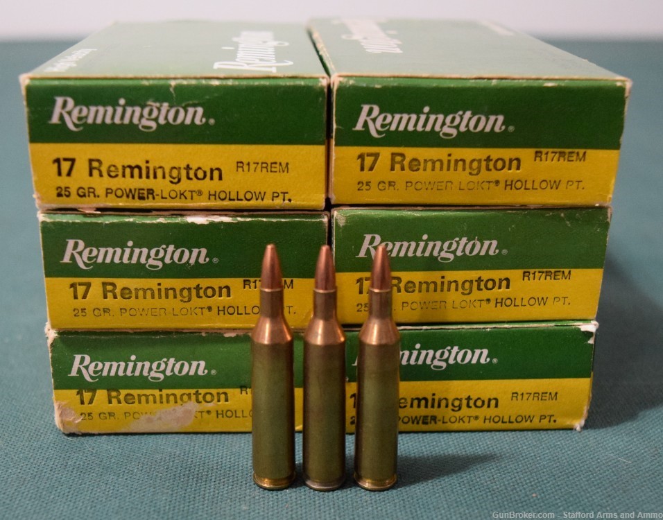17 Remington R17REM  25 Grain Power Lokt Hollow Point 20 Round Box -img-0