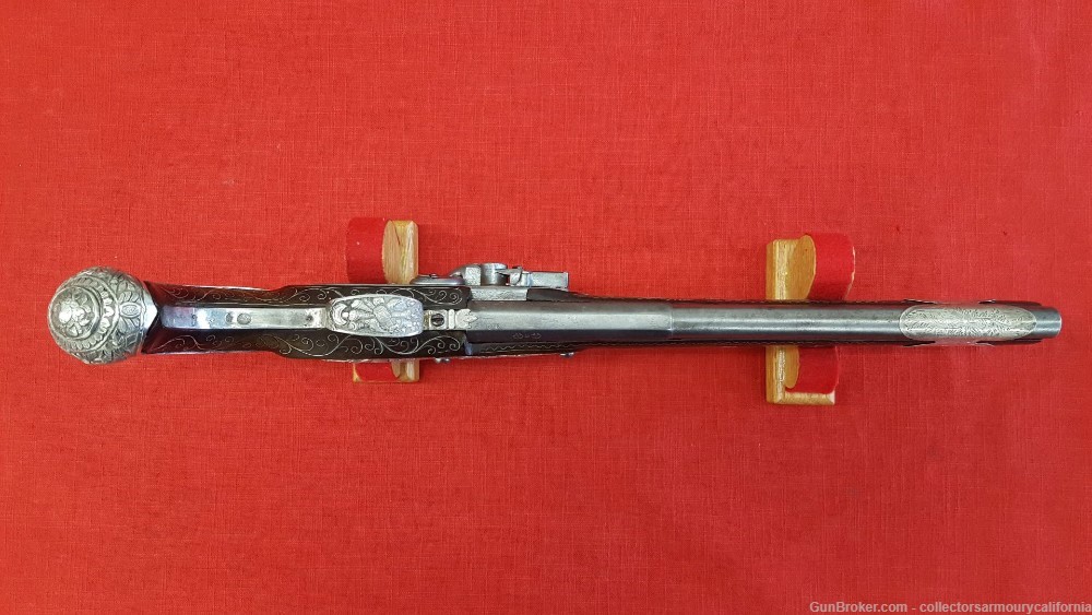 Selective Fire Ottoman Flintlock Holster Pistol With Sliding Pan-img-11