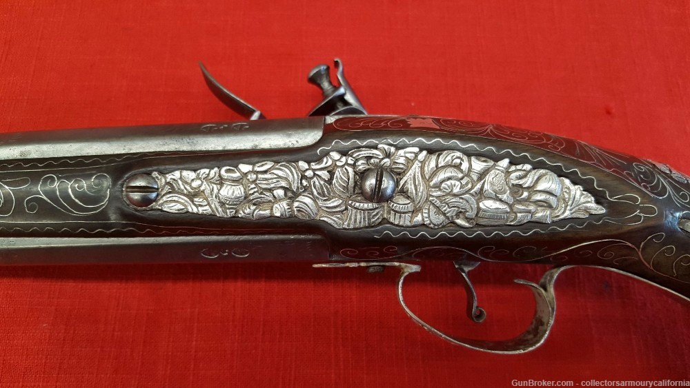 Selective Fire Ottoman Flintlock Holster Pistol With Sliding Pan-img-8