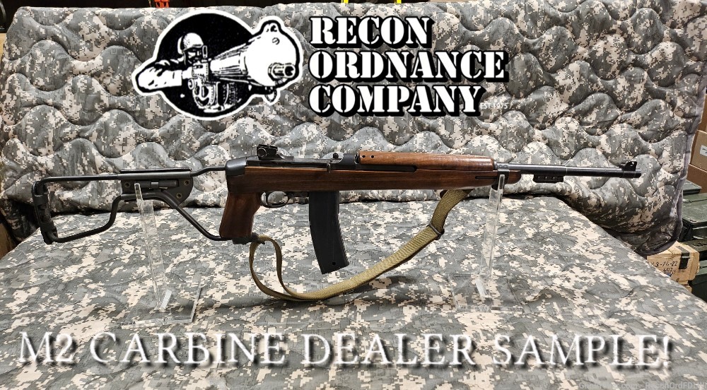 Inland M2 Carbine Pre-May Dealer Sample Machine Gun: Paratrooper Stock!-img-0