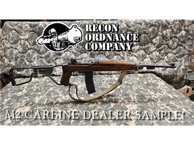 Inland M2 Carbine Pre-May Dealer Sample Machine Gun: Paratrooper Stock!