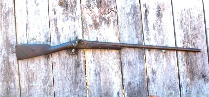 Mid 1800's Half Stock 12 Gauge Shotgun-img-0