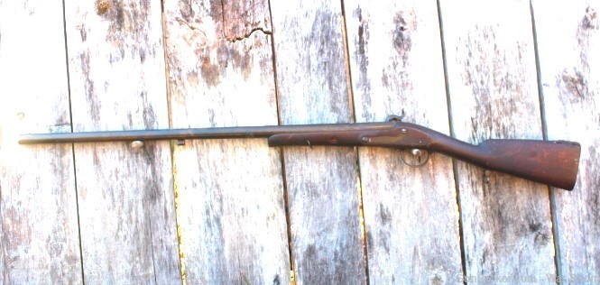 Mid 1800's Half Stock 12 Gauge Shotgun-img-7