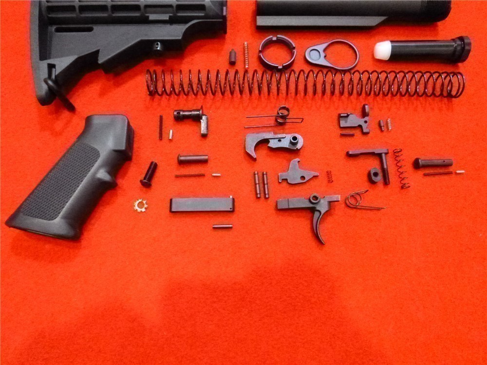 AR 15 Complete Lower Build Kit Lower Parts Kit & Buttstock Assembly-img-3