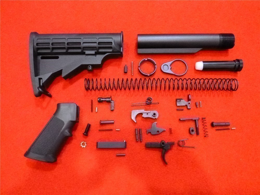 AR 15 Complete Lower Build Kit Lower Parts Kit & Buttstock Assembly-img-0