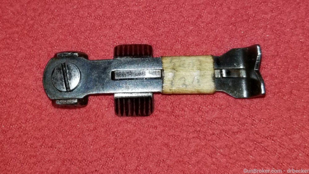 Original rear sight for Remington model 12 w octagonal barrel parts-img-0