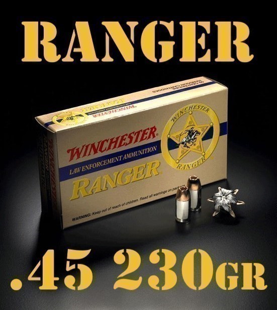 50rds Winchester Ranger™ LE Talon RA45T .45 ACP 230gr T series + FAST SHIP-img-3