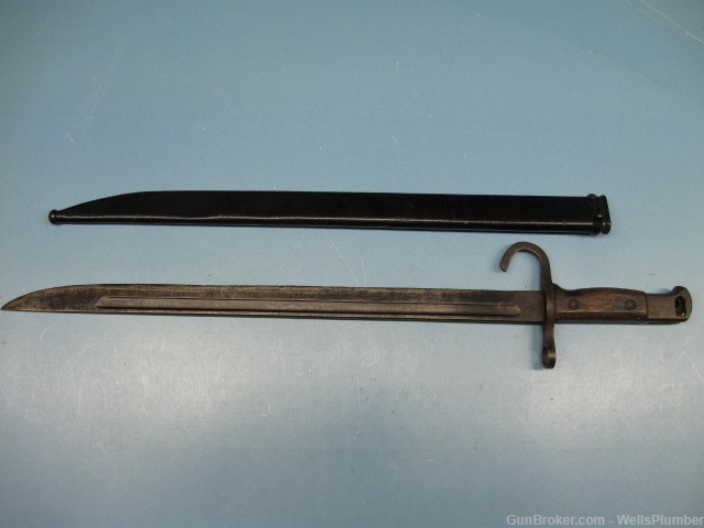 JAPANESE WWII TYPE 30 BAYONET WITH SCABBARD JINSEN LB-158 VARIATION F-img-1