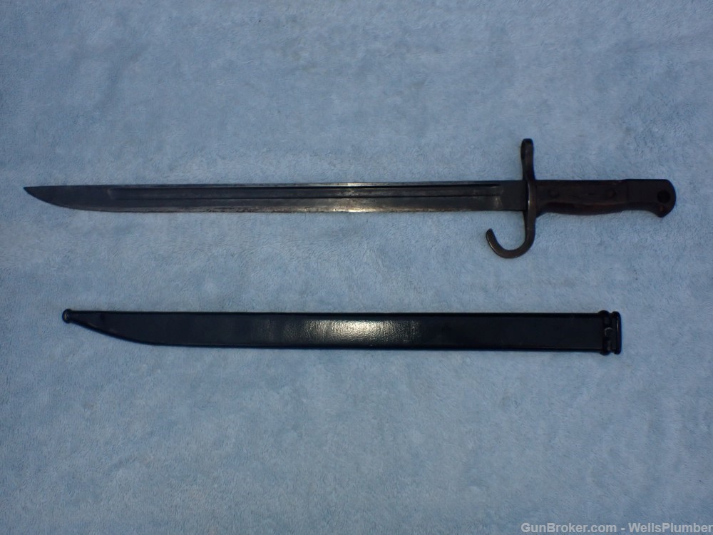 JAPANESE WWII TYPE 30 BAYONET WITH SCABBARD JINSEN LB-158 VARIATION F-img-5
