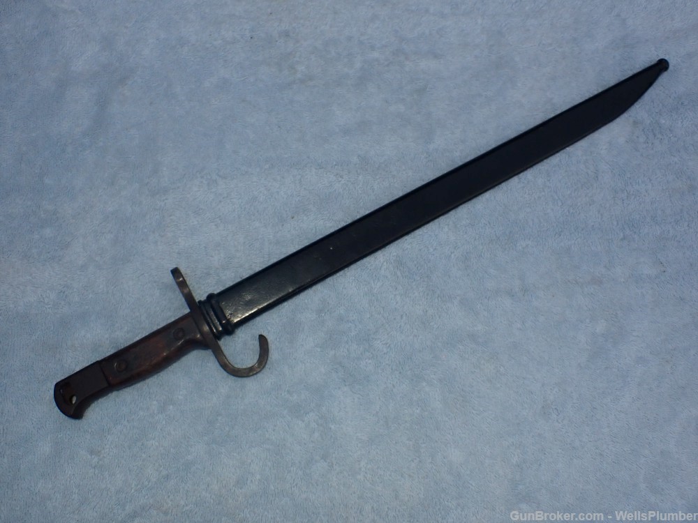 JAPANESE WWII TYPE 30 BAYONET WITH SCABBARD JINSEN LB-158 VARIATION F-img-4
