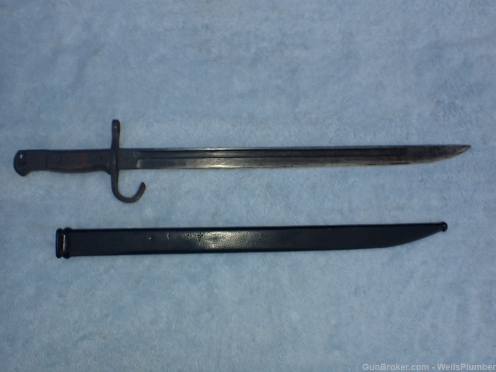 JAPANESE WWII TYPE 30 BAYONET WITH SCABBARD JINSEN LB-158 VARIATION F-img-3