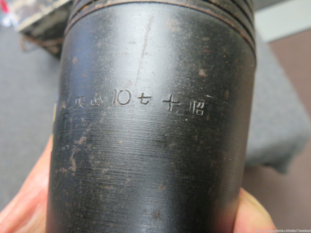 JAPANESE WWII TYPE 100 81MM MORTAR ROUND DATED 1942 INERT-img-5