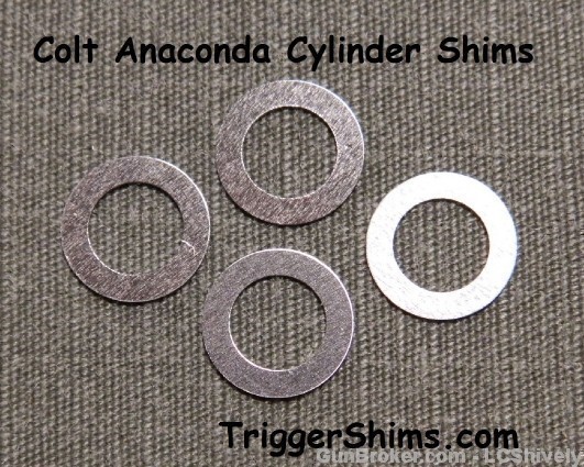 Colt Anaconda Cylinder Shims Revolver Endshake USA 4 Pak-img-0