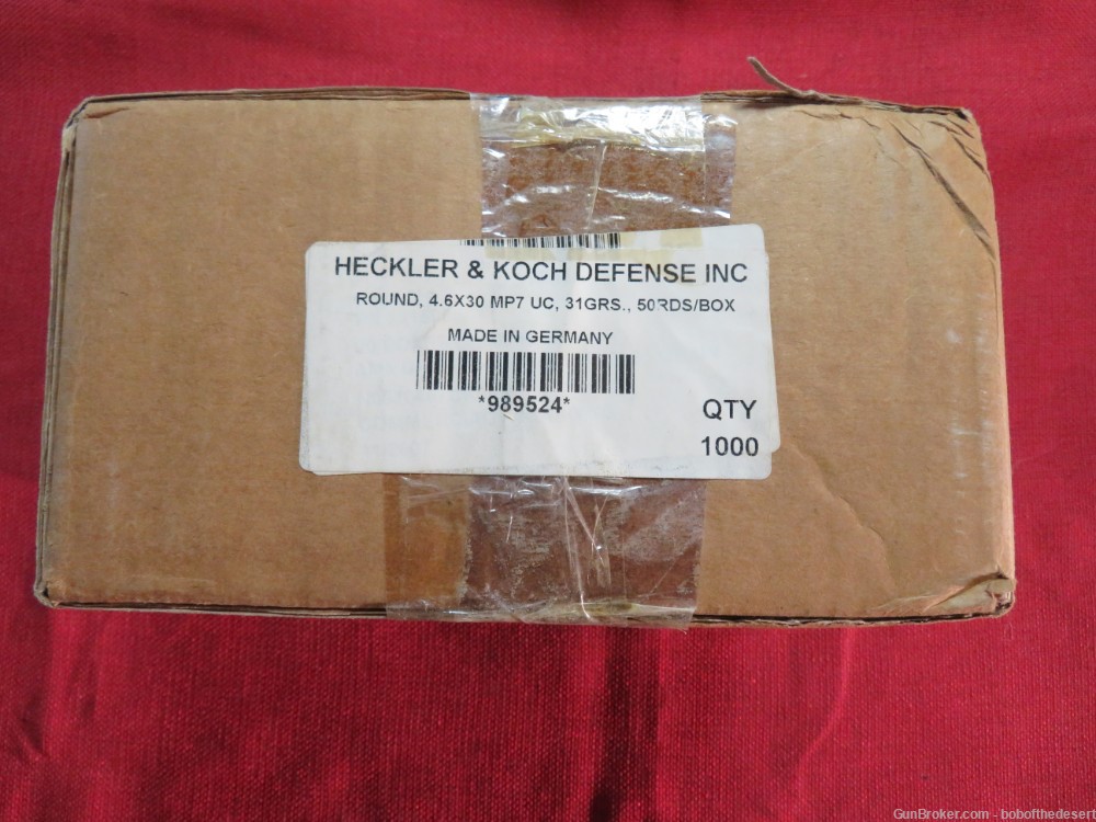 Fiocchi Heckler & Koch 4.6x30mm MP7 Combat Load, Copper Plated Steel RARE!-img-1