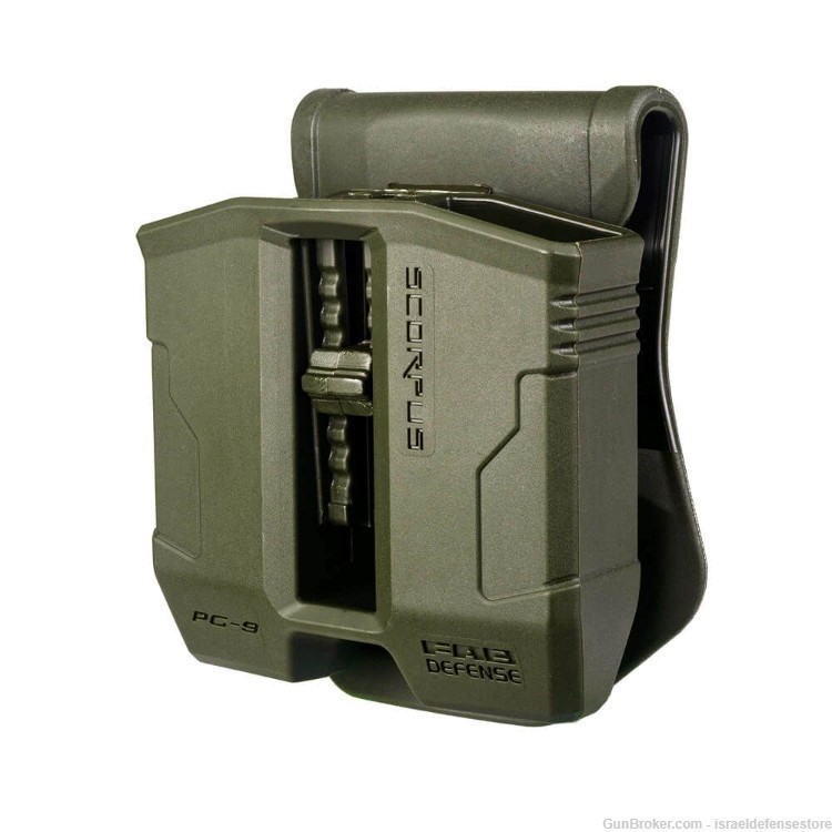 Double Mag Pouch FAB Defense Scorpus fits Makarov 360 Swivel Green-img-0