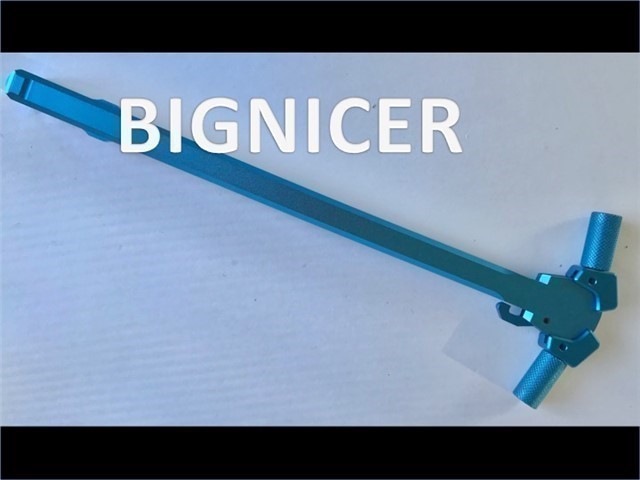 AR10 AR 308 Ambidextrous Charging Handle BLUE-img-0