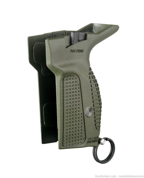 Magazine Release Grip FAB DEFENSE Makarov PM Single stack, Right - Green-img-0