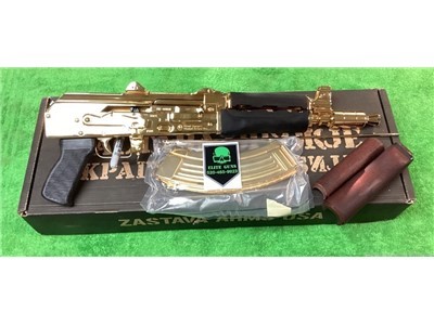 Zastava arms Ak47 AK 47 24k Gold pistol 7.62x39 NIB below dealer cost 