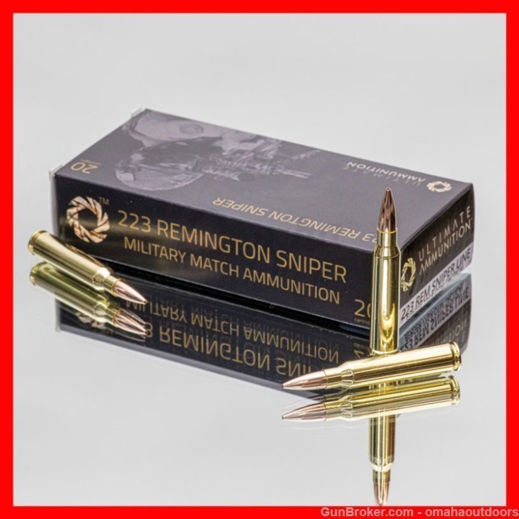 Ultimate Ammunition Sniper .223 77 Grain OTM Tactical 20 Rounds 4009-img-0