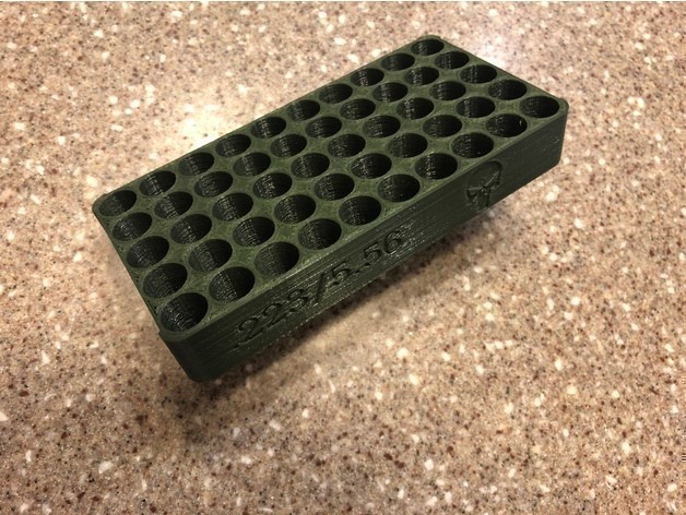 223 / 5.56 Remington The PUNISHER Reloading Block | Tray Fast Shipping 50 R-img-1