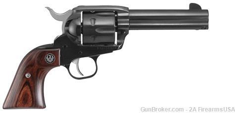 Ruger Vaquero - 45 Colt - 4-5/8" Barrel - Blued - 6 Shot - Wood Grips-img-0