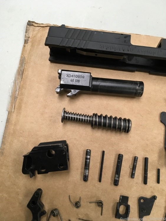 Springfield XD40 Compact barrel slide  spring trigger pins screws parts lot-img-4