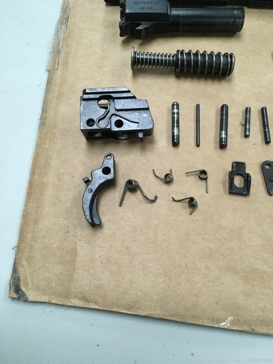Springfield XD40 Compact barrel slide  spring trigger pins screws parts lot-img-1