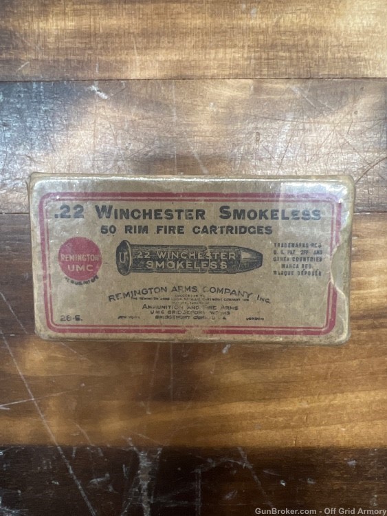 .22 WINCHESTER MODEL 1890 SMOKELESS RIM FIRE CARTRIDGES!  -img-6