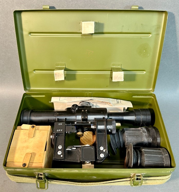 Chinese Type 1985 IR Sniper Scope with Case for NDM86 Dragunov-img-1