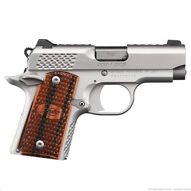 Kimber Micro 9 Stainless Raptor 9mm Luger 3.15" 6 Rounds 3300109-img-1