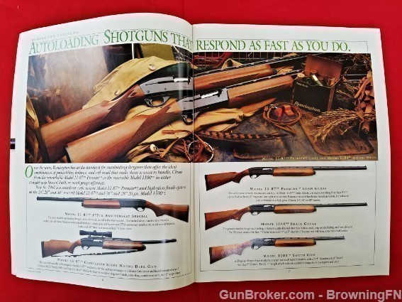 Orig Remington Catalog 1991 Model 11-87 7400 870-img-1