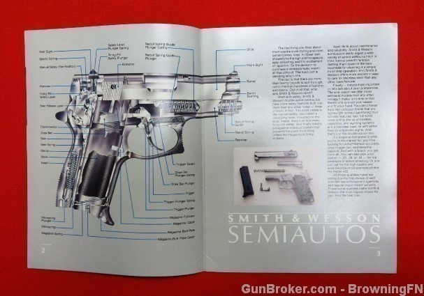 Orig 1970s S&W Handguns Catalog All Models 29 27 52 39 60 57 36 41 etc.-img-1