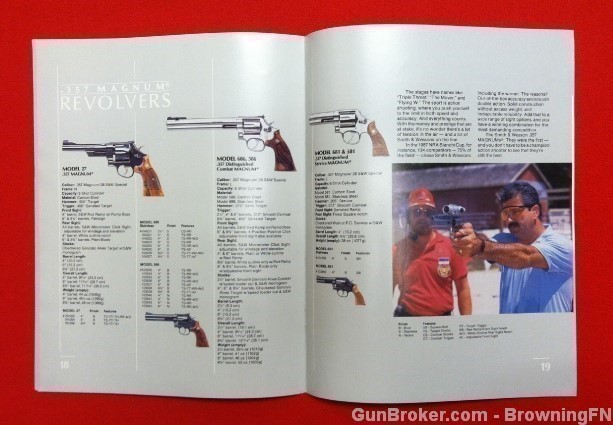 Orig 1970s S&W Handguns Catalog All Models 29 27 52 39 60 57 36 41 etc.-img-3