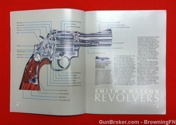 Orig 1970s S&W Handguns Catalog All Models 29 27 52 39 60 57 36 41 etc.-img-2