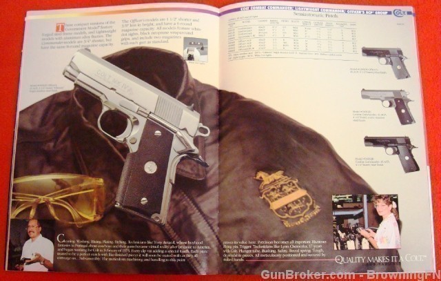 Orig Colt 1994 Catalog Python Trooper Gold Cup 1911 AR-15 Single Action SAA-img-8