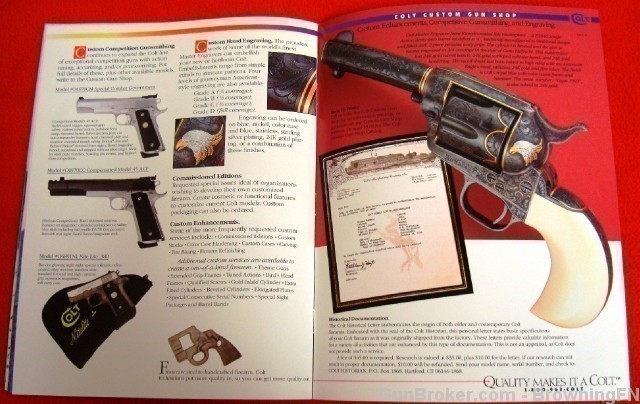 Orig Colt 1994 Catalog Python Trooper Gold Cup 1911 AR-15 Single Action SAA-img-14