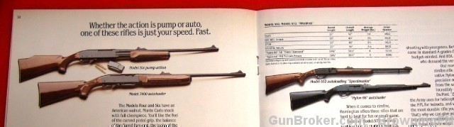 Orig 1985 Remington Catalog Model 700 870 4 Four Autoloader etc.-img-8